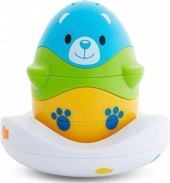 Munchkin Badspeelgoed - Stack 'n Match - Drijvend Badspeeltje 9 Munchkin Badspeelgoed - Stack 'n Match - Drijvend Badspeeltje - Afbeelding 9