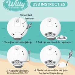 CJX Retail Willy De Badwalvis® - Badspeelgoed - Lichtjes - Spuit Water - Oplaadbaar - Voor In Bad -Aanbiedingen badspeelgoed Winkel 550x596 1