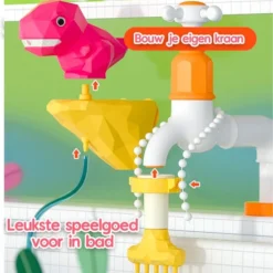 Allerion® Allerion - Badspeelgoed Spuitende Dino's - 5 Verschillende Kleuren -Aanbiedingen badspeelgoed Winkel 550x607 2