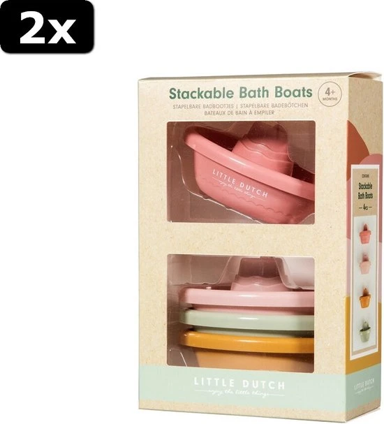 2x Little Dutch 4 Bad Bootjes Set Roze 10 2x Little Dutch 4 Bad Bootjes Set Roze - Afbeelding 10