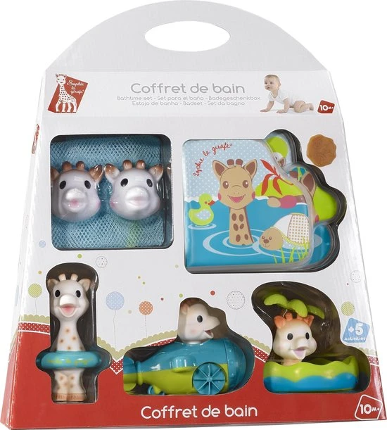 Sophie De Giraf - Badspeelgoed - Luxe Badset 1 Sophie De Giraf - Badspeelgoed - Luxe Badset