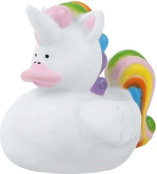 Merkloos 2x Eenhoorn Badeendje Voor Kinderen 7cm 3 Merkloos 2x Eenhoorn Badeendje Voor Kinderen 7cm - Afbeelding 3