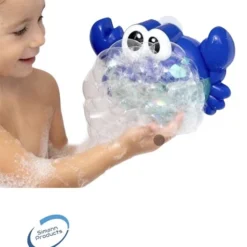 Simann Products Bad Speelgoed - Bubbelmachine Voor In Bad - Bubble Krab - Bad Bellen Blaas Machine - Licht Blauw - Speelgoed Cadeau -Aanbiedingen badspeelgoed Winkel 550x612 3