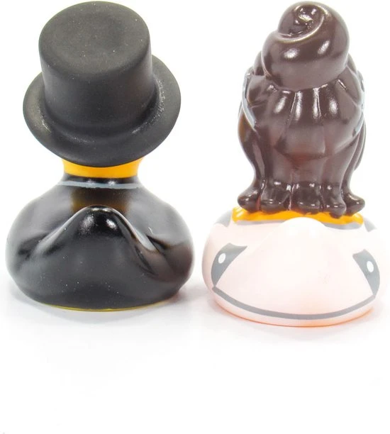 BUDDUCK.COM DELUXE MINI BRIDE & GROOM DUCK SET 4 BUDDUCK.COM DELUXE MINI BRIDE & GROOM DUCK SET - Afbeelding 4