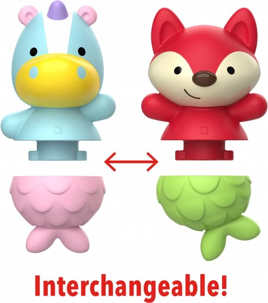Skip Hop Zoo Badspeelgoed Mix & Match Unicorn/Fox 3 Skip Hop Zoo Badspeelgoed Mix & Match Unicorn/Fox - Afbeelding 3