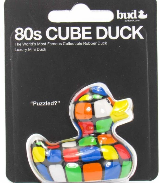 BUDDUCK.COM Luxury MINI 80s CUBE DUCK Van Bud Duck: Mooiste Design Badeend Ter Wereld 3 BUDDUCK.COM Luxury MINI 80s CUBE DUCK Van Bud Duck: Mooiste Design Badeend Ter Wereld - Afbeelding 3