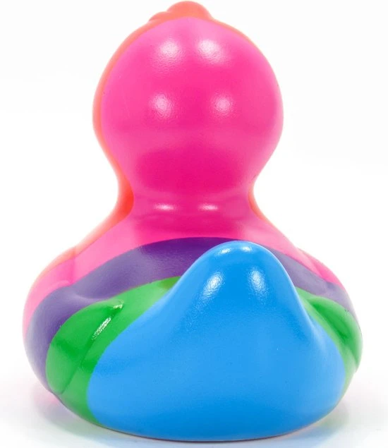 Luxury RAINBOW GAY Duck Van Bud Duck: Mooiste Design Badeend Ter Wereld 10CM 3 Luxury RAINBOW GAY Duck Van Bud Duck: Mooiste Design Badeend Ter Wereld 10CM - Afbeelding 3