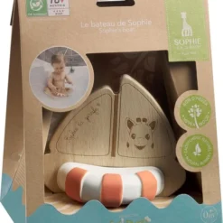 Sophie De Giraf - So Pure - Badbootje - Rubber En Hout 8 Sophie De Giraf - So Pure - Badbootje - Rubber En Hout -Aanbiedingen badspeelgoed Winkel 550x644 5