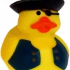 Merkloos Badeendje Piraat Jones 5 Cm - Speelgoed Badeendjes