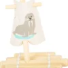 Small Foot Company Small Foot Badspeelgoed Vlot Walrus Junior 20 Cm Hout/textiel