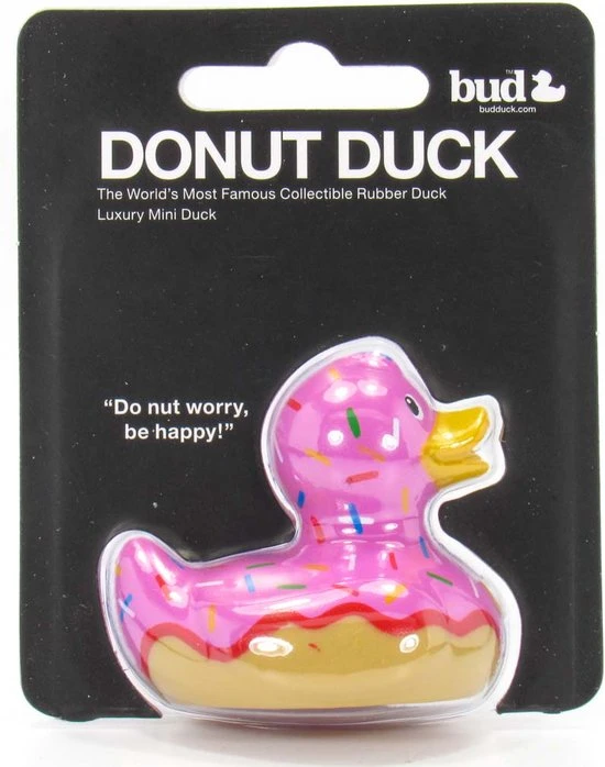 BUDDUCK.COM Luxury Mini DONUT Duck Van Bud Duck: Mooiste Design Badeend Ter Wereld 3 BUDDUCK.COM Luxury Mini DONUT Duck Van Bud Duck: Mooiste Design Badeend Ter Wereld - Afbeelding 3