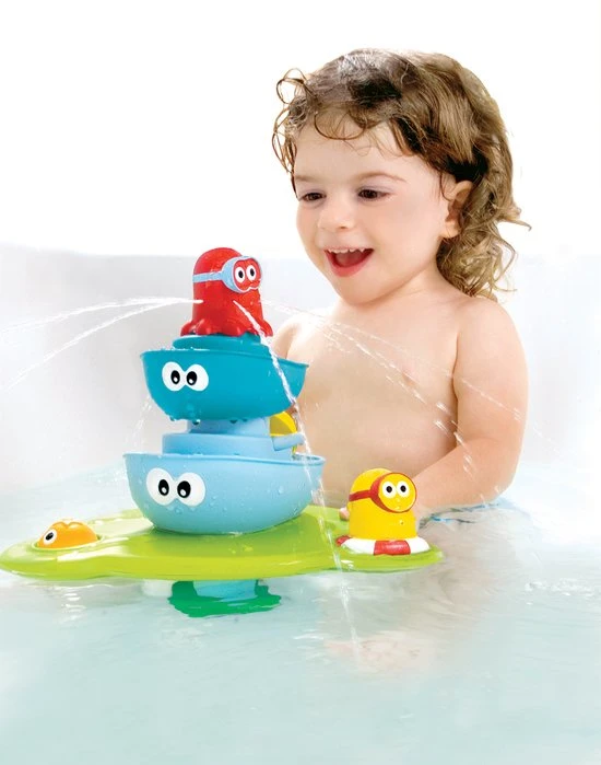 Yookidoo - Badspeelgoed - Stack'N Spray Tube Fountain 7 Yookidoo - Badspeelgoed - Stack'N Spray Tube Fountain - Afbeelding 7