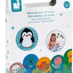 Janod Memory Badspeelgoed - 24 Kaarten - Schuimrubber -Aanbiedingen badspeelgoed Winkel 550x699