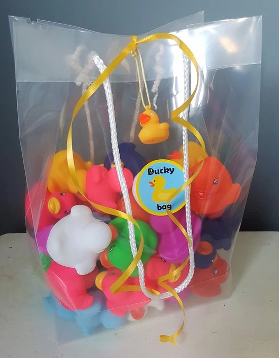 Badeendwinkel Duckybag 50 Mini Eendjes 5cm- Set Gekleurde Badeendjes 1 Badeendwinkel Duckybag 50 Mini Eendjes 5cm- Set Gekleurde Badeendjes