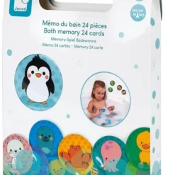Janod Memory Badspeelgoed - 24 Kaarten - Schuimrubber -Aanbiedingen badspeelgoed Winkel 550x713