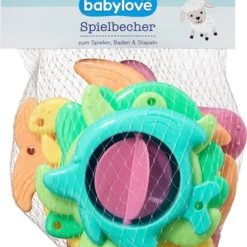 Babylove Stapeltoren Badspeelgoed Baby - Vanaf 6 Maanden - 6 Bakjes - Zandbak Zwembad Speelgoed Baby -Aanbiedingen badspeelgoed Winkel 550x724