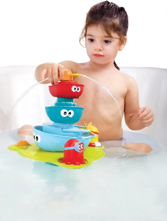 Yookidoo - Badspeelgoed - Stack'N Spray Tube Fountain 4 Yookidoo - Badspeelgoed - Stack'N Spray Tube Fountain - Afbeelding 4