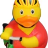 Cycle Gifts Badeend - Fiets - Speelgoed - Bad Speelgoed - Rubberen Eendjes - Baby - Cadeau - Geel