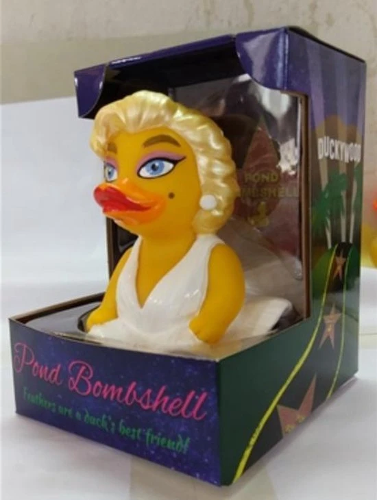 CelebriDucks Pond Bombshell CelebriDuck Blond Rubber Duck Marilyn MONROE Nieuw Model 2017 11cm Bekendste Badeendjes Merk Uit De USA 1 CelebriDucks Pond Bombshell CelebriDuck Blond Rubber Duck Marilyn MONROE Nieuw Model 2017 11cm Bekendste Badeendjes Merk Uit De USA