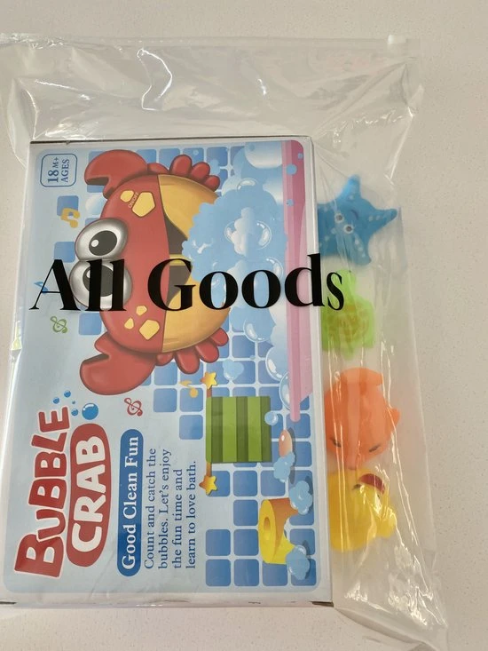 All-Goods Badspeelgoed -Muzikale Krab Met Muziekjes En Zeepbellen - Badspeeltjes - Baby Speelgoed Voor In Bad - 8 All-Goods Badspeelgoed -Muzikale Krab Met Muziekjes En Zeepbellen - Badspeeltjes - Baby Speelgoed Voor In Bad - - Afbeelding 8