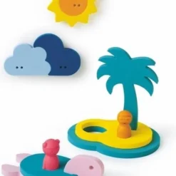 Quutopia Foam Badspeelgoed Badpuzzel Treasure Island Met Schildpad - Cadeau Baby Jongen Meisje 1 Jaar | 2 Jaar | 3 Jaar | 4 Jaar -Aanbiedingen badspeelgoed Winkel 550x735 1