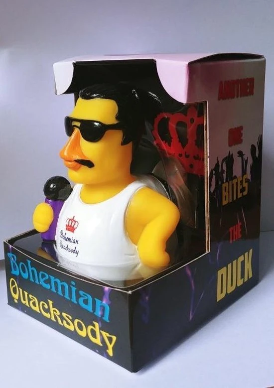 CelebriDucks BOHEMIAN QUACKSODY Duck FREDDY Badeendje 1 CelebriDucks BOHEMIAN QUACKSODY Duck FREDDY Badeendje