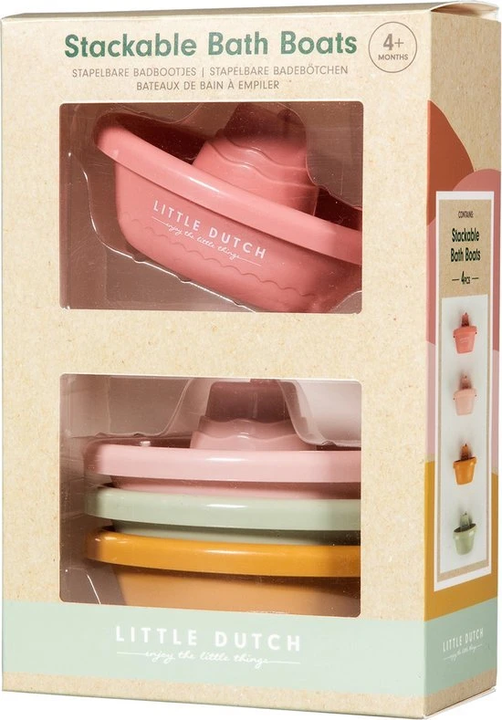 2x Little Dutch 4 Bad Bootjes Set Roze 13 2x Little Dutch 4 Bad Bootjes Set Roze - Afbeelding 13