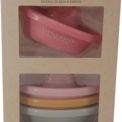 Little Dutch 4 Bad Bootjes Set Roze - Meerkleurig -Aanbiedingen badspeelgoed Winkel 550x789