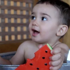 Oli & Carol Oli And Carol- Badspeeltje- Bijtspeeltje- Natuurlijk- Meloen -Aanbiedingen badspeelgoed Winkel 550x825 14